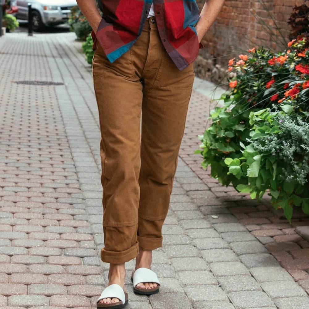 Topo Designs Chore / Work Pants in Duck Canvas - Tall